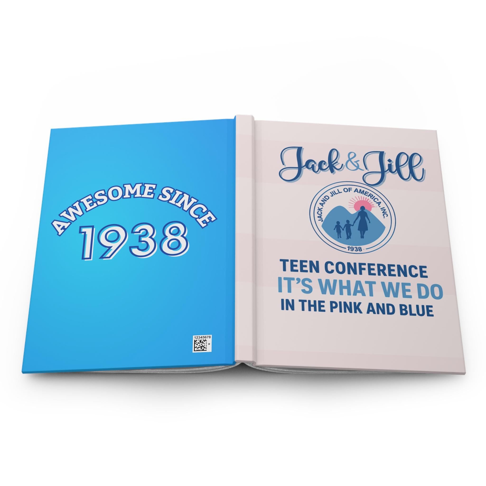 Jack and Jill Girls Meeting Notes Hardcover Journal