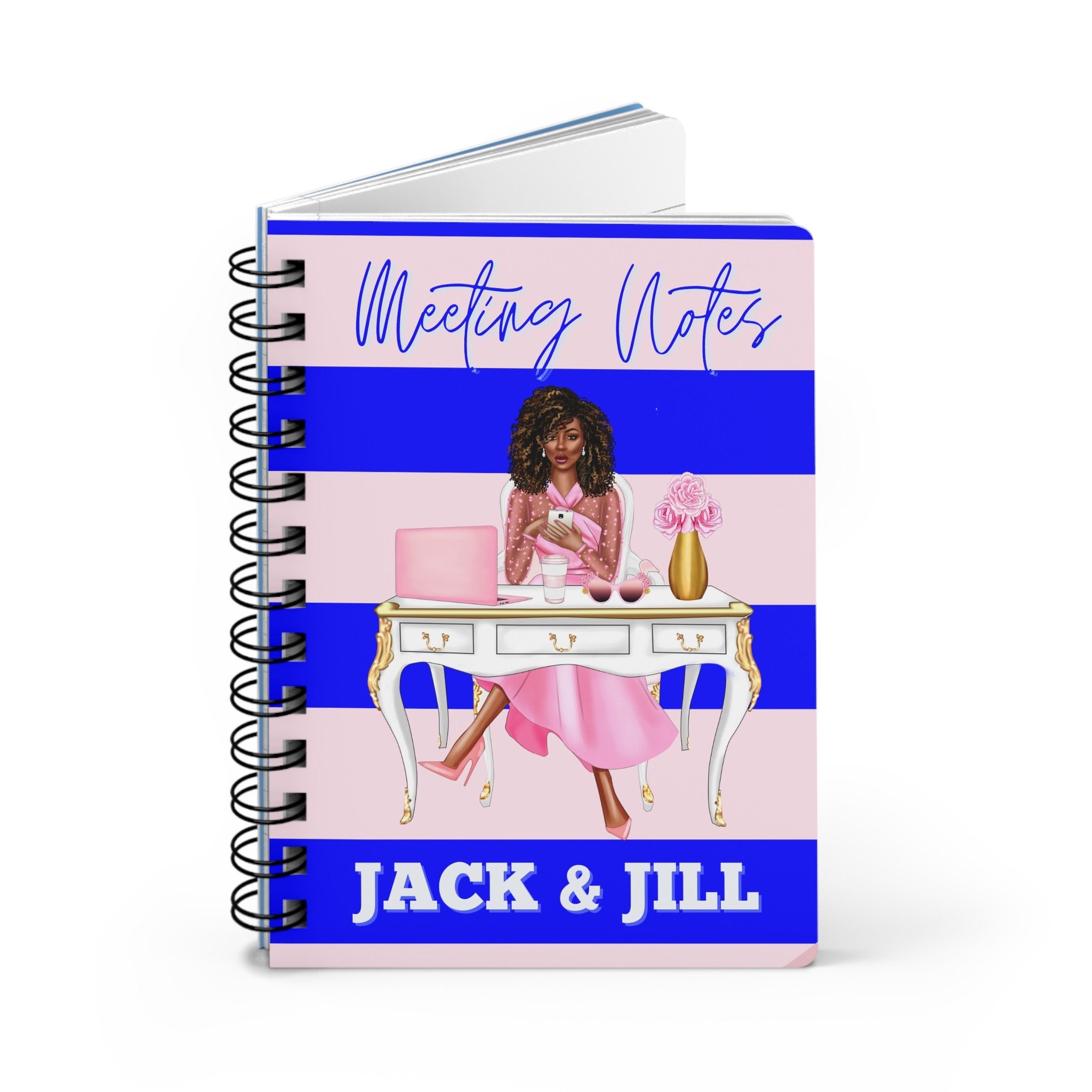 Jack and Jill Meeting Notes Journal, 1938 Spiral Notebook