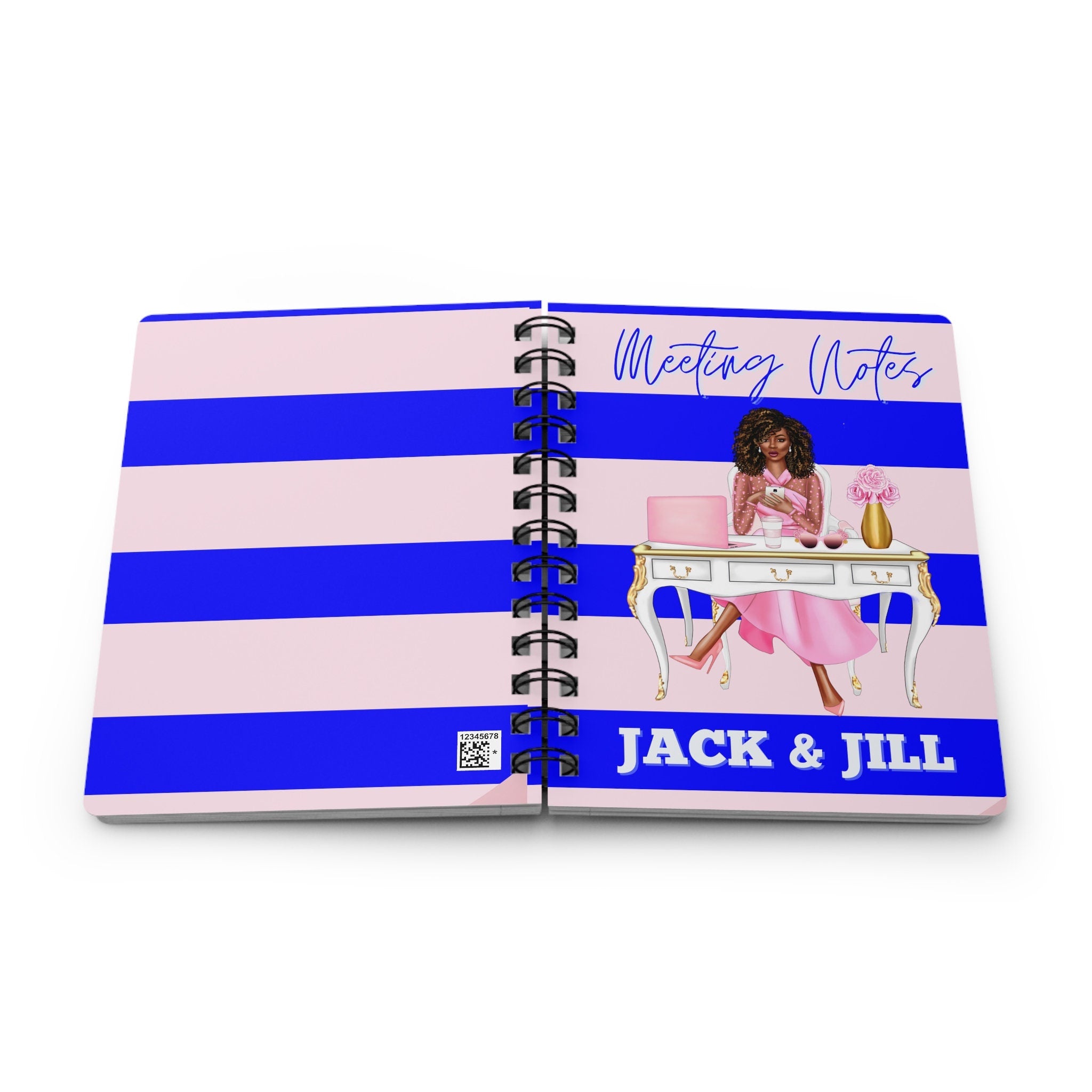 Jack and Jill Meeting Notes Journal, 1938 Spiral Notebook
