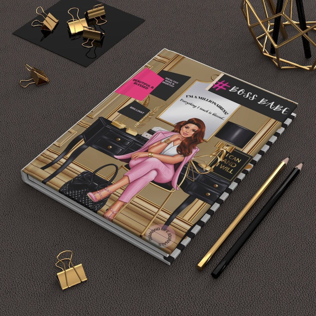 Boss Babe Journal – CEO Stationery Notebook | Pocket Size Lined Journal for Women Entrepreneurs, Girl Bosses & Dream Chasers