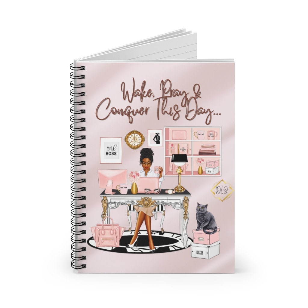 Black Woman Journal | Wake, Pray and Conquer the Day | Jack and Jill Mom | Diamond Life Journals | Mocha Mom Inspiration | Prayer Journal