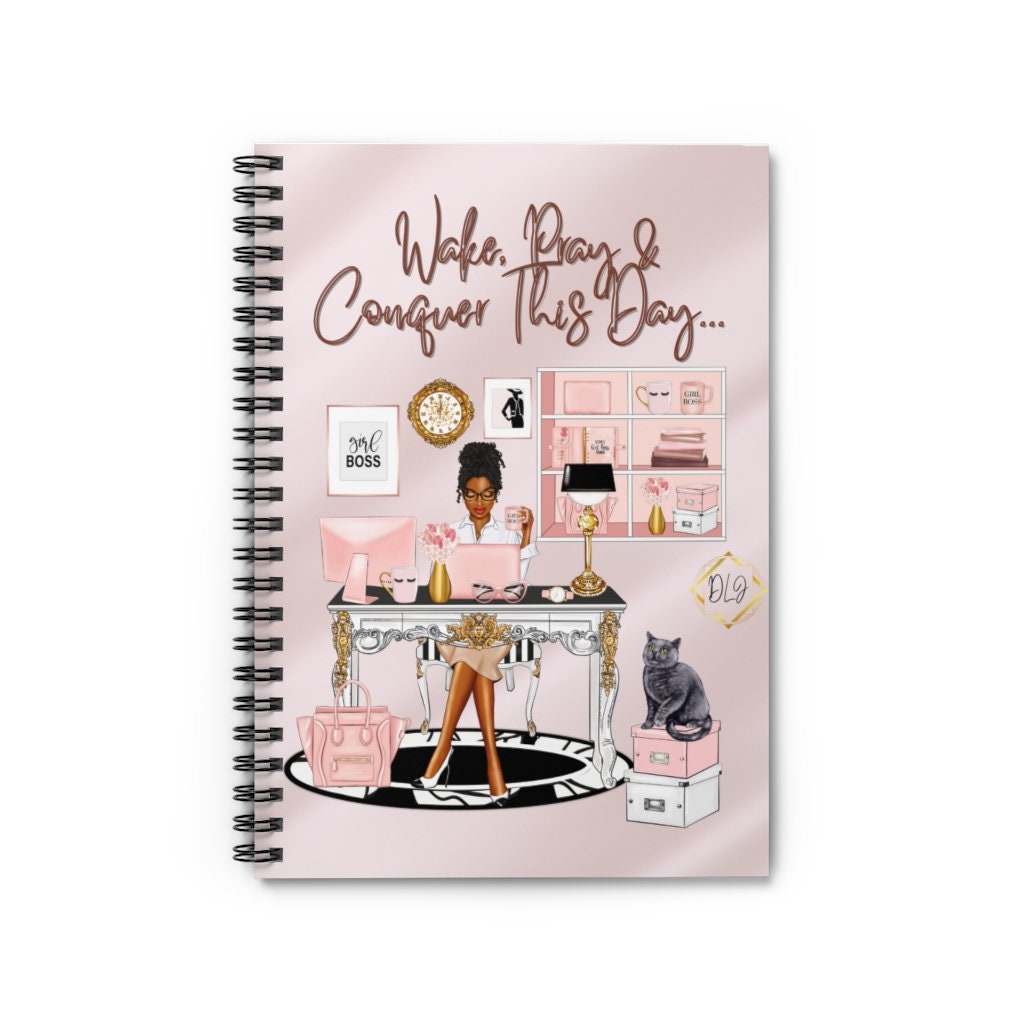 Black Woman Journal | Wake, Pray and Conquer the Day | Jack and Jill Mom | Diamond Life Journals | Mocha Mom Inspiration | Prayer Journal