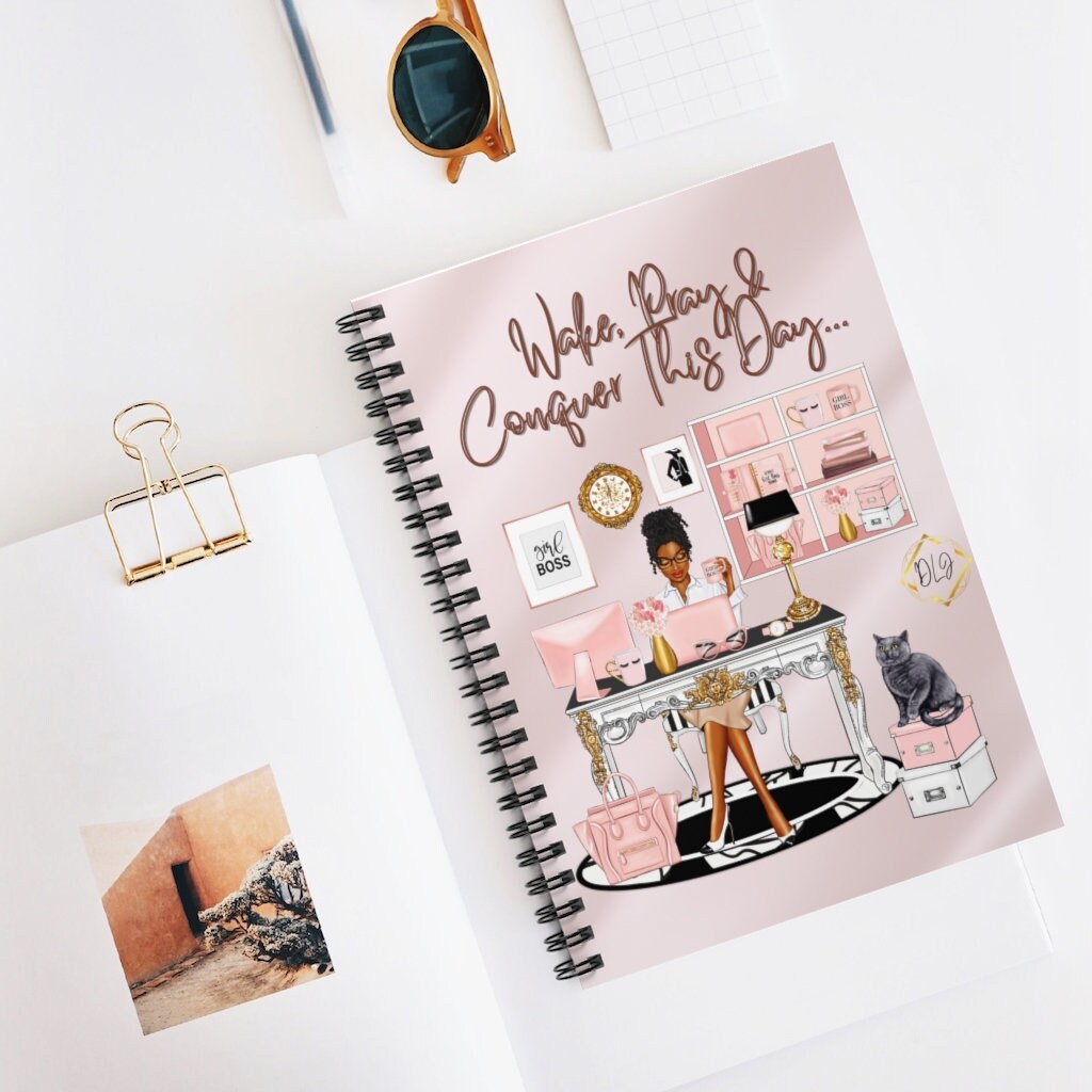 Black Woman Journal | Wake, Pray and Conquer the Day | Jack and Jill Mom | Diamond Life Journals | Mocha Mom Inspiration | Prayer Journal