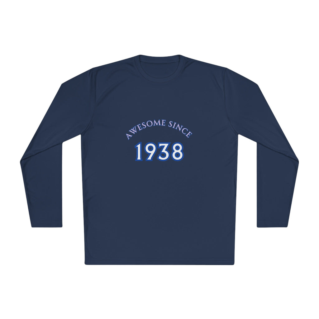 Awesome Since 1938, Jack and Jill Dad, Unisex Lightweight Long Sleeve Tee