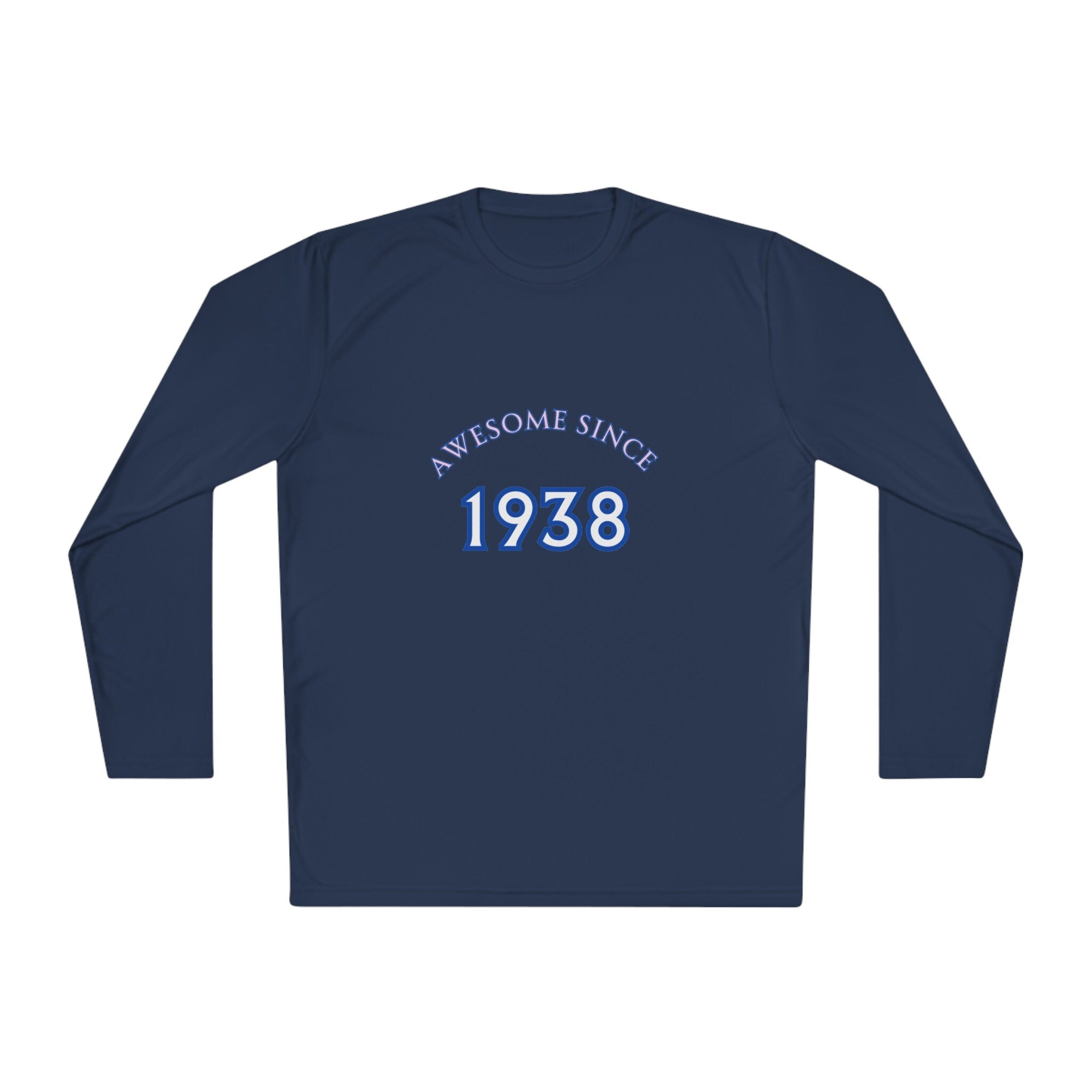 Awesome Since 1938, Jack and Jill Dad, Unisex Lightweight Long Sleeve Tee