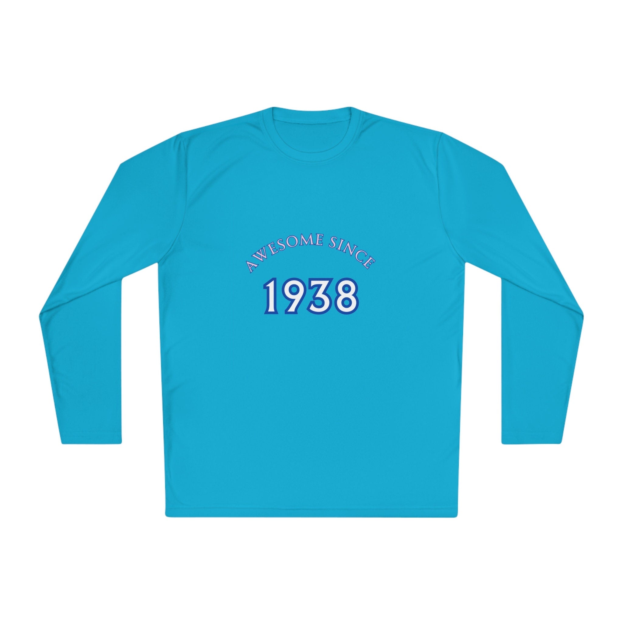 Awesome Since 1938, Jack and Jill Dad, Unisex Lightweight Long Sleeve Tee