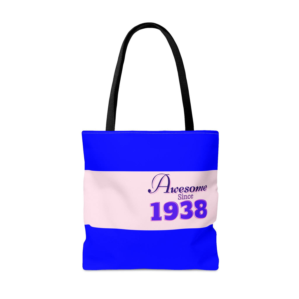Jack and Jill Mom Tote, Melanin Tote, Pink and Blue Tote Bag, 1938 Travel Tote, Mother's Day Tote