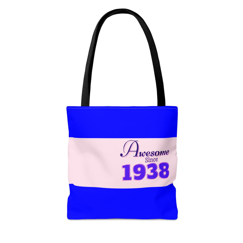 Jack and Jill Mom Tote, Melanin Tote, Pink and Blue Tote Bag, 1938 Travel Tote, Mother's Day Tote