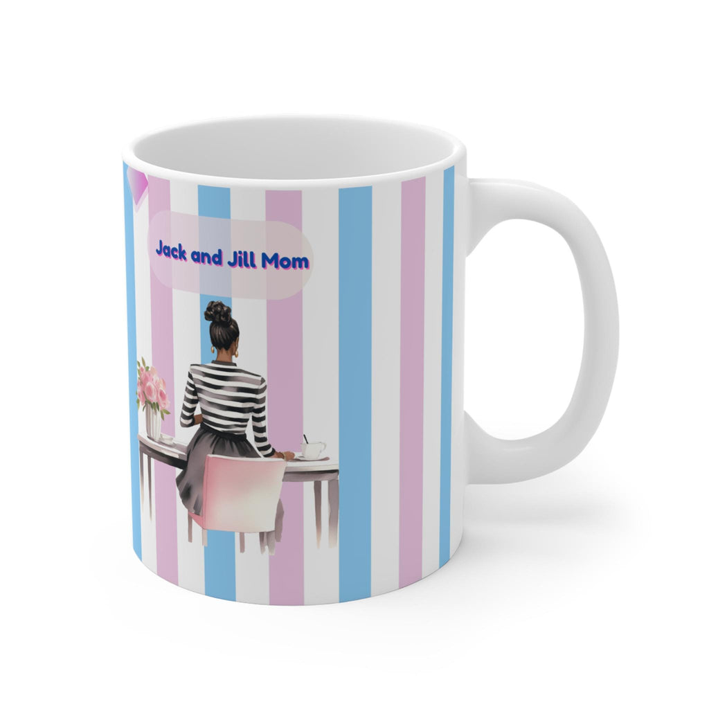 Jack and Jill Mug, Pink and Blue Coffee Cup, Awesome Since 1938, Welcome Gift, Tea Mug 11oz, Funny Quote Mug, Birthday Present