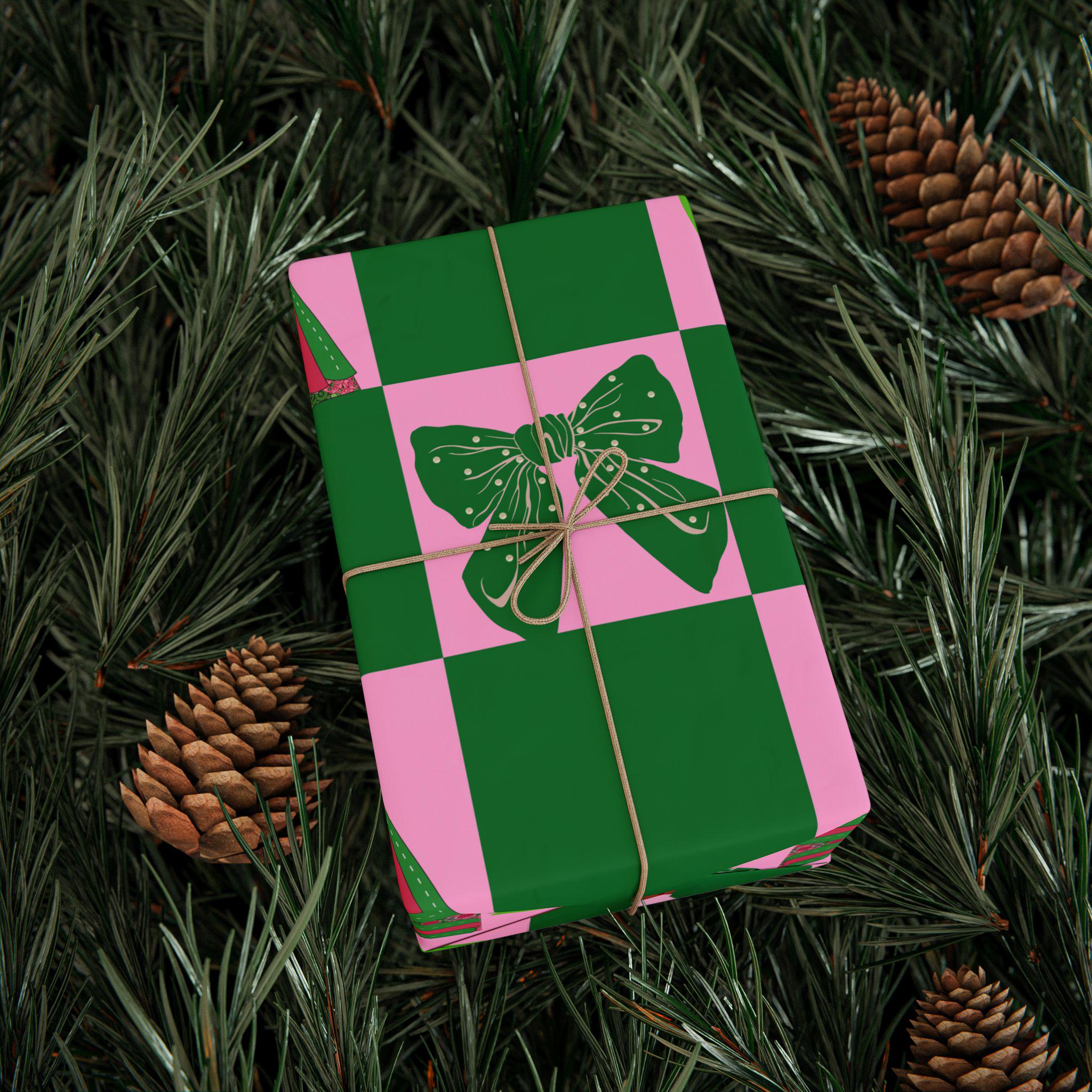 Holiday Wrapping Papers, AKA Inspired Gift Wrap for Birthdays & Special Occasions, Black Girl Luxury, Black Owned Wrapping Paper