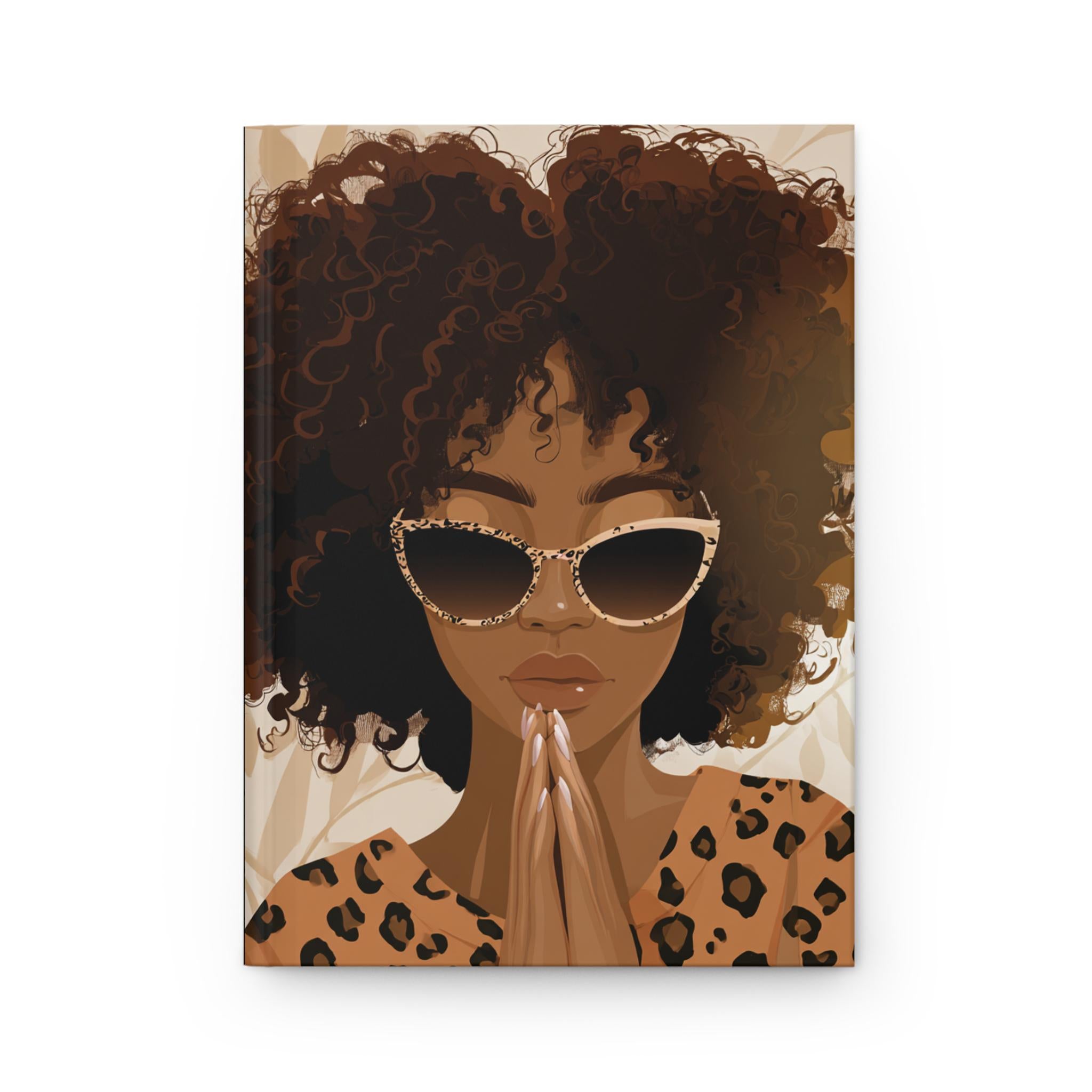 Pray, Girlfriend, Pray | Afrocentric Prayer Journal, Leopard Sweater Theme, Journal Matte, Naturalista Pray, Diary Gift
