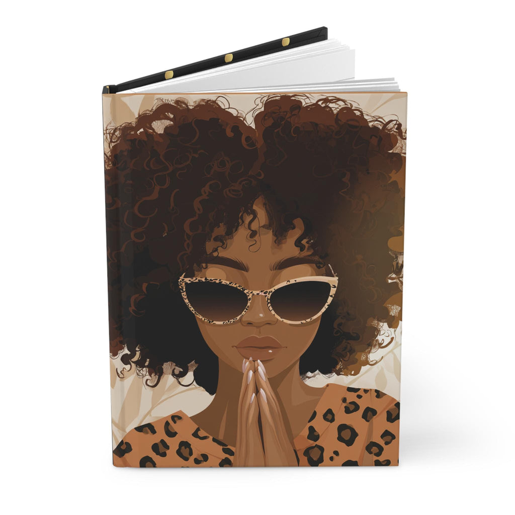 Pray, Girlfriend, Pray | Afrocentric Prayer Journal, Leopard Sweater Theme, Journal Matte, Naturalista Pray, Diary Gift