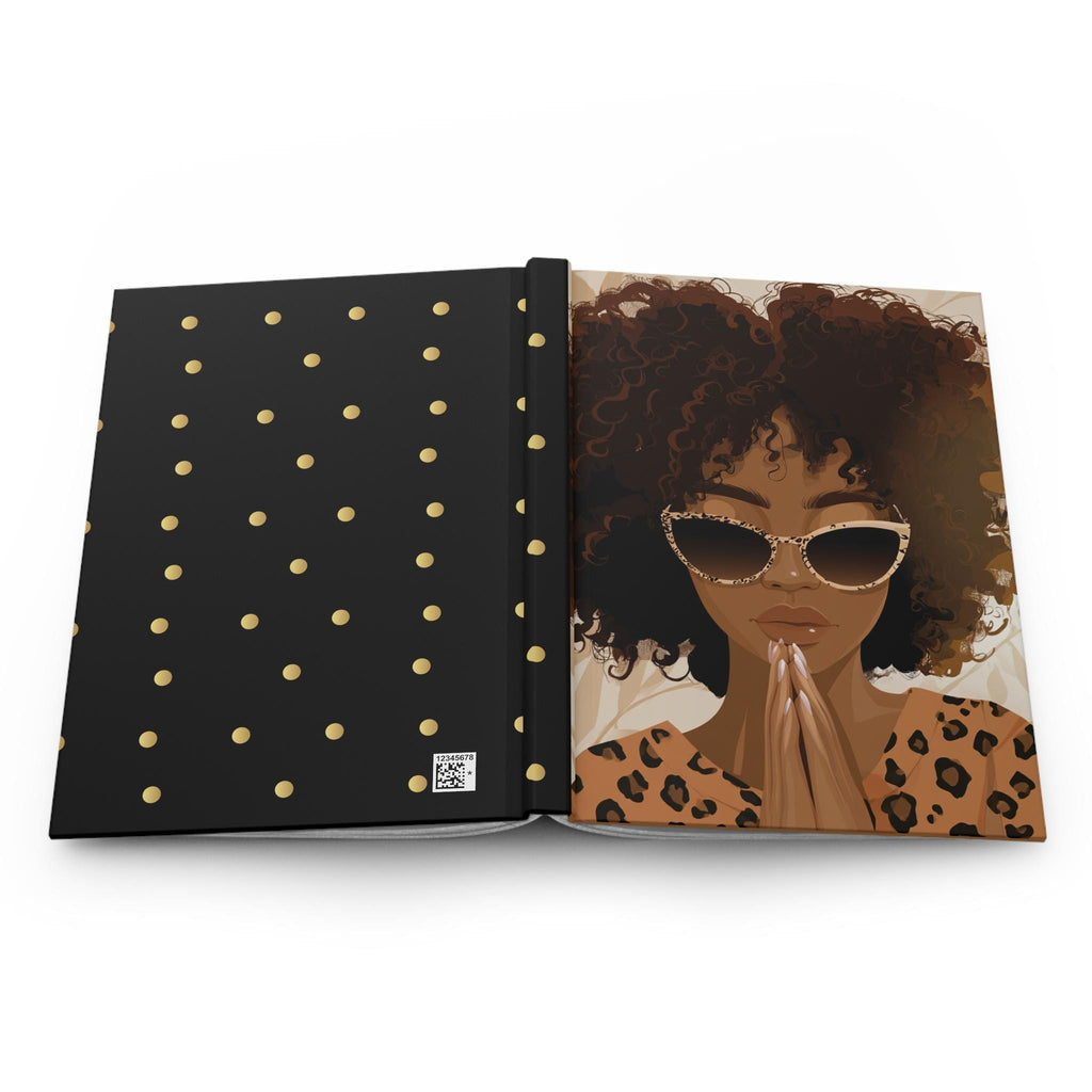 Pray, Girlfriend, Pray | Afrocentric Prayer Journal, Leopard Sweater Theme, Journal Matte, Naturalista Pray, Diary Gift